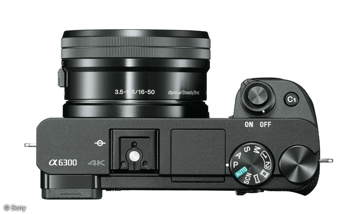 Sony Alpha 6300 von oben