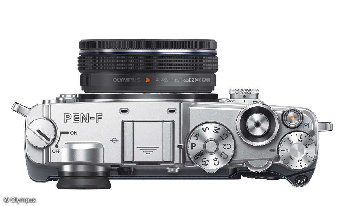 Olympus Pen-F von oben