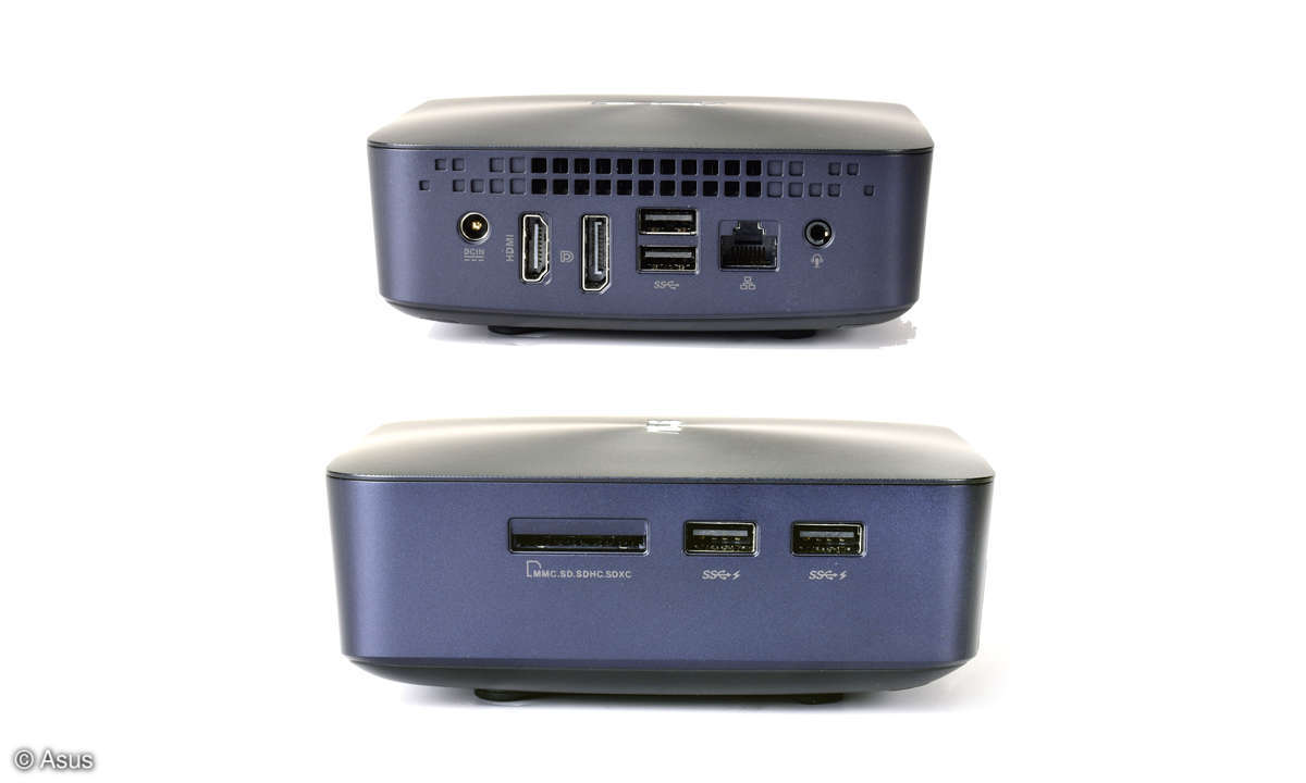 PC Asus Vivo Mini UN65H Anschlüsse