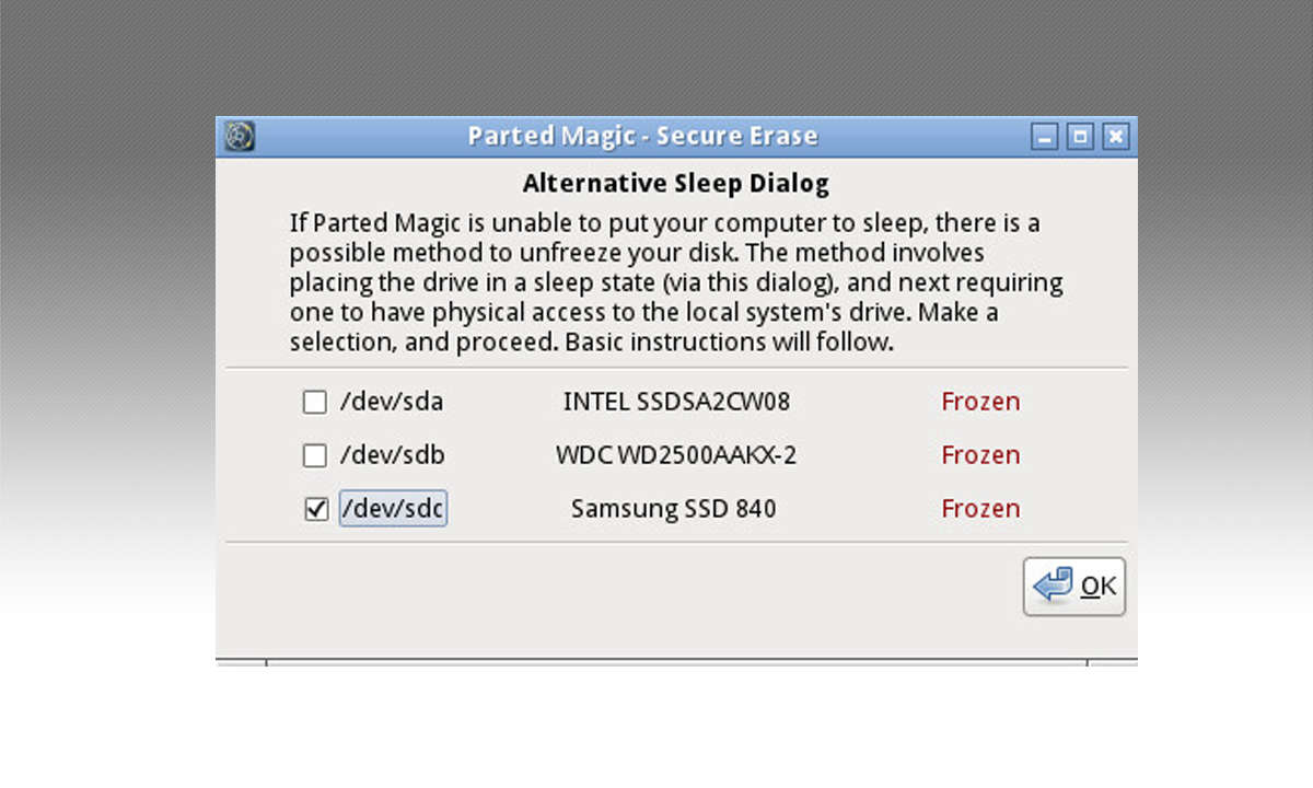 SSD Secure Erase mit Parted Magic