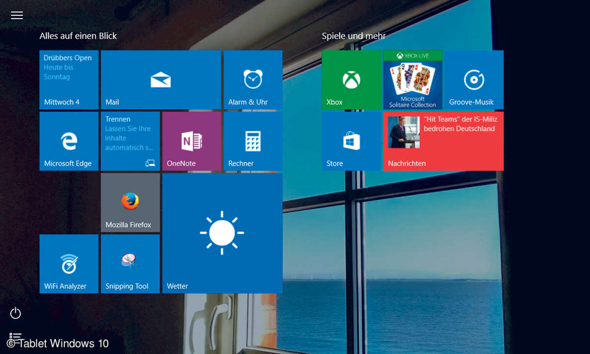Tablet Windows 10