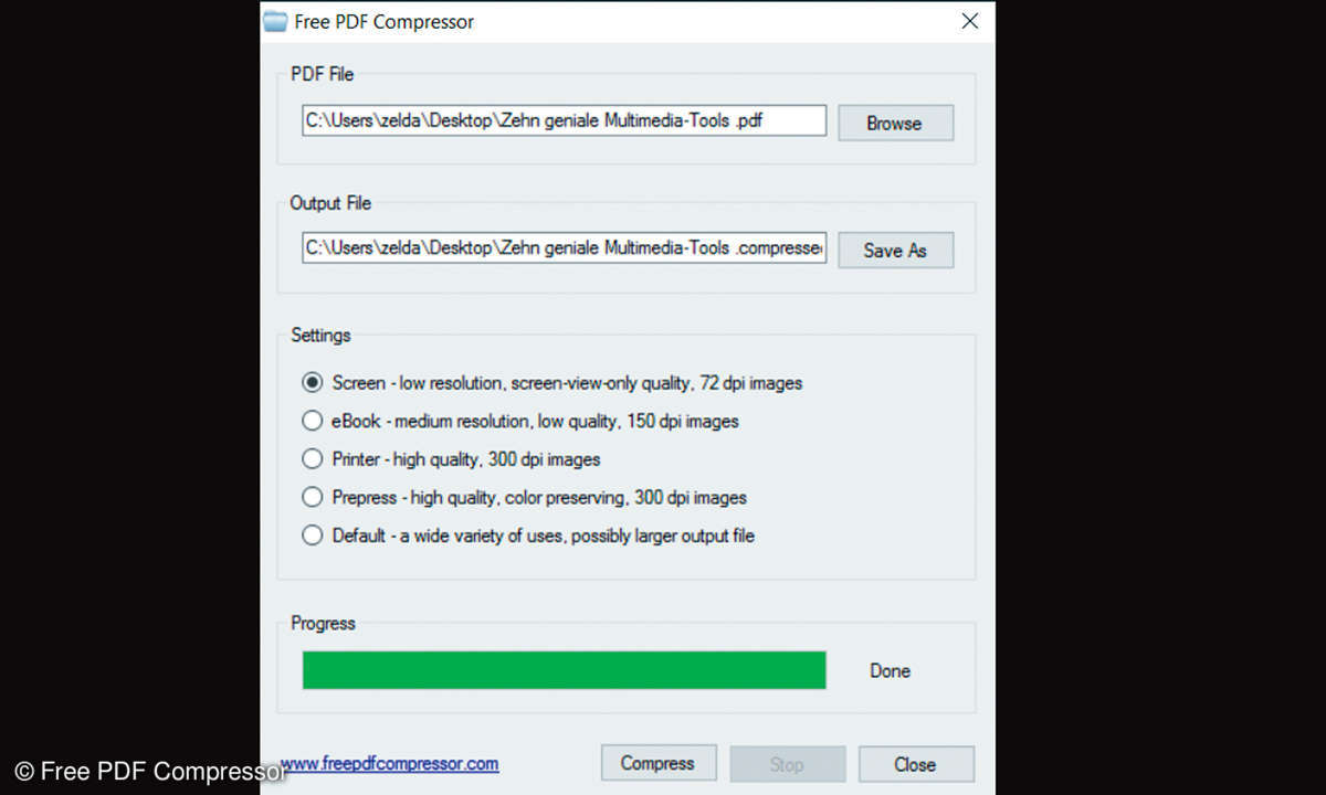 Free PDF Compressor