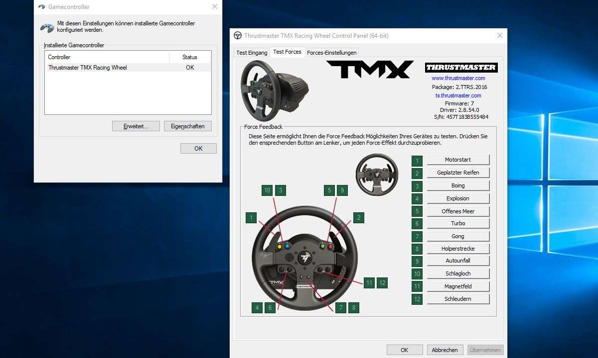 Thrustmaster TMX Force Feedback im Test