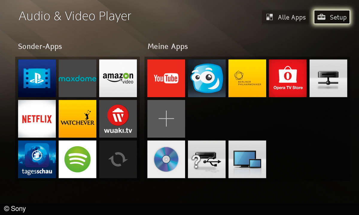 Sony UHP-H1 Screen
