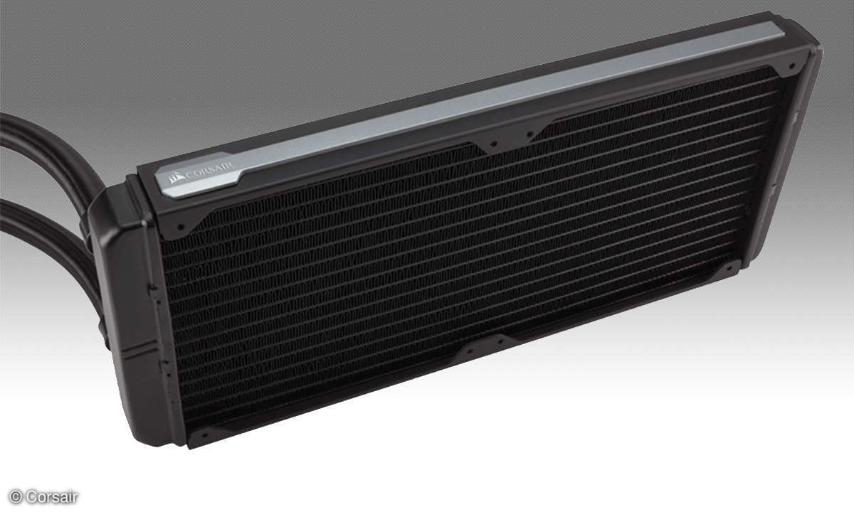 Corsair H115i: Radiator