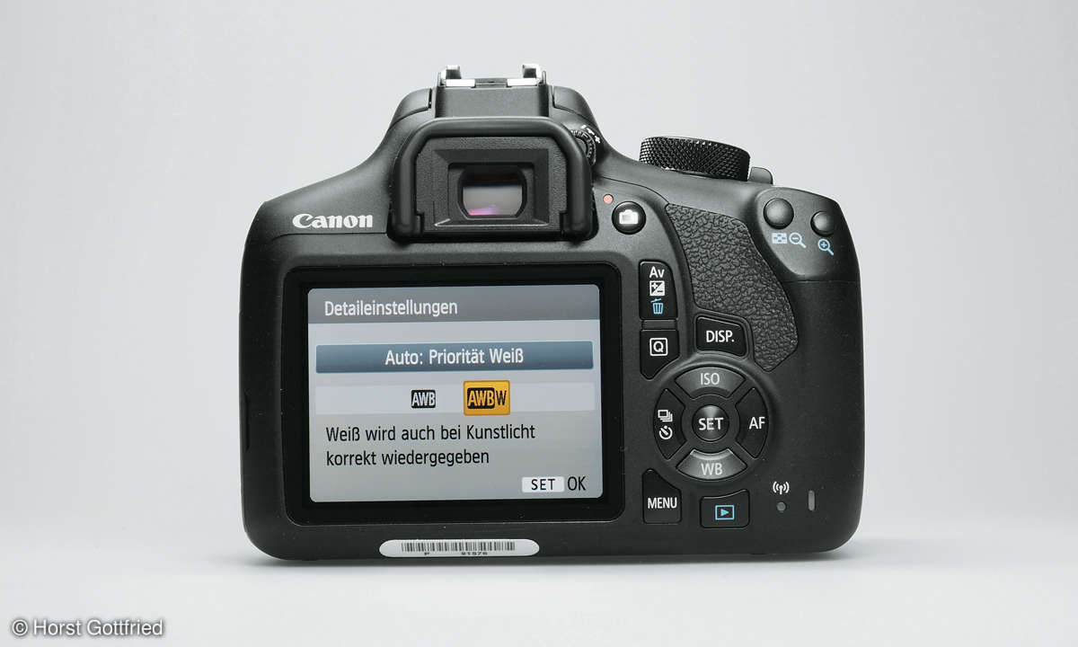 Canon EOS 1300D Weißabgleich