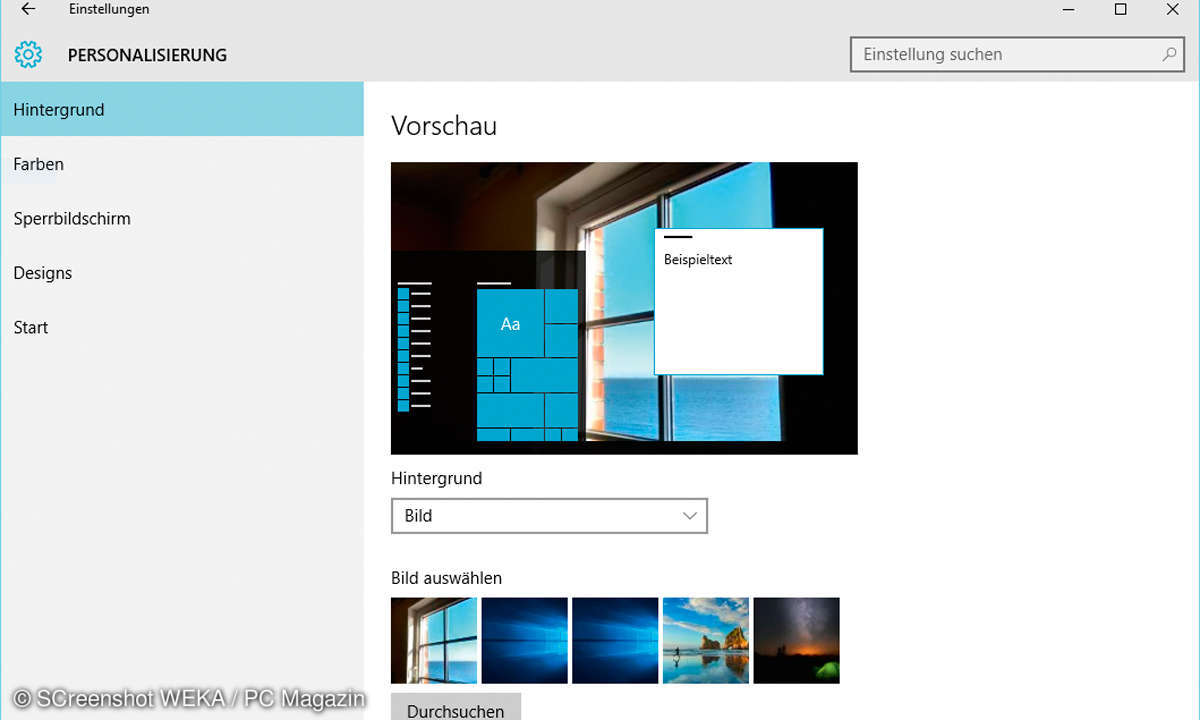 Windows 10 Hintergrund
