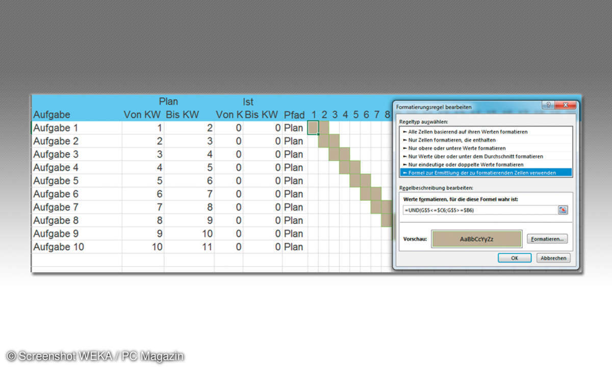 Gantt-Diagramm