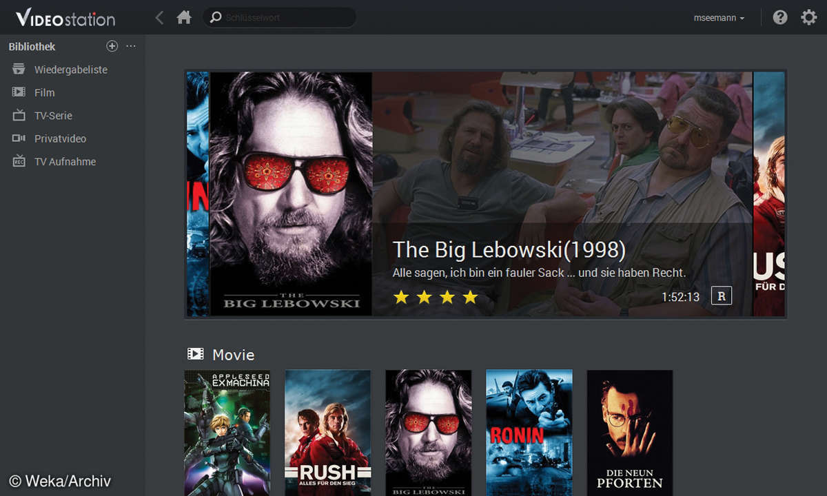 Screenshot VideoStation