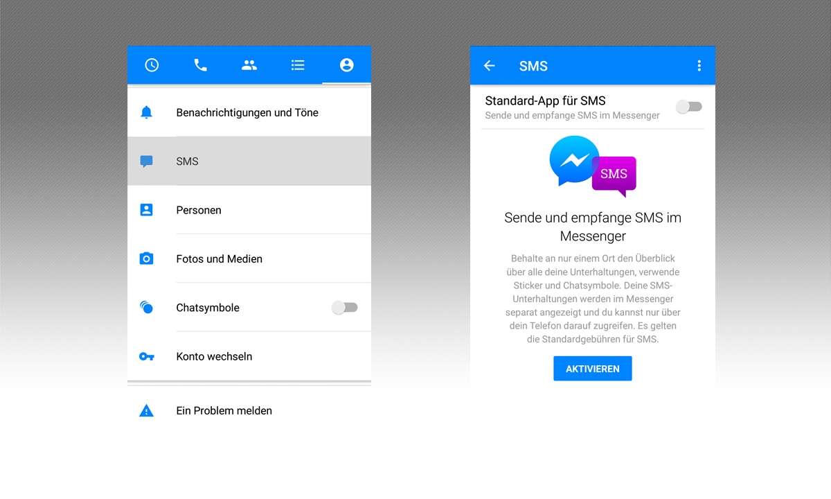 facebook messenger sms deaktivieren