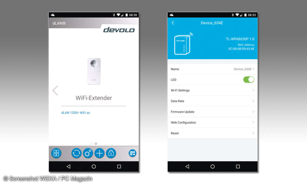 Devolo Wifi Extender und TP Link tpPLC