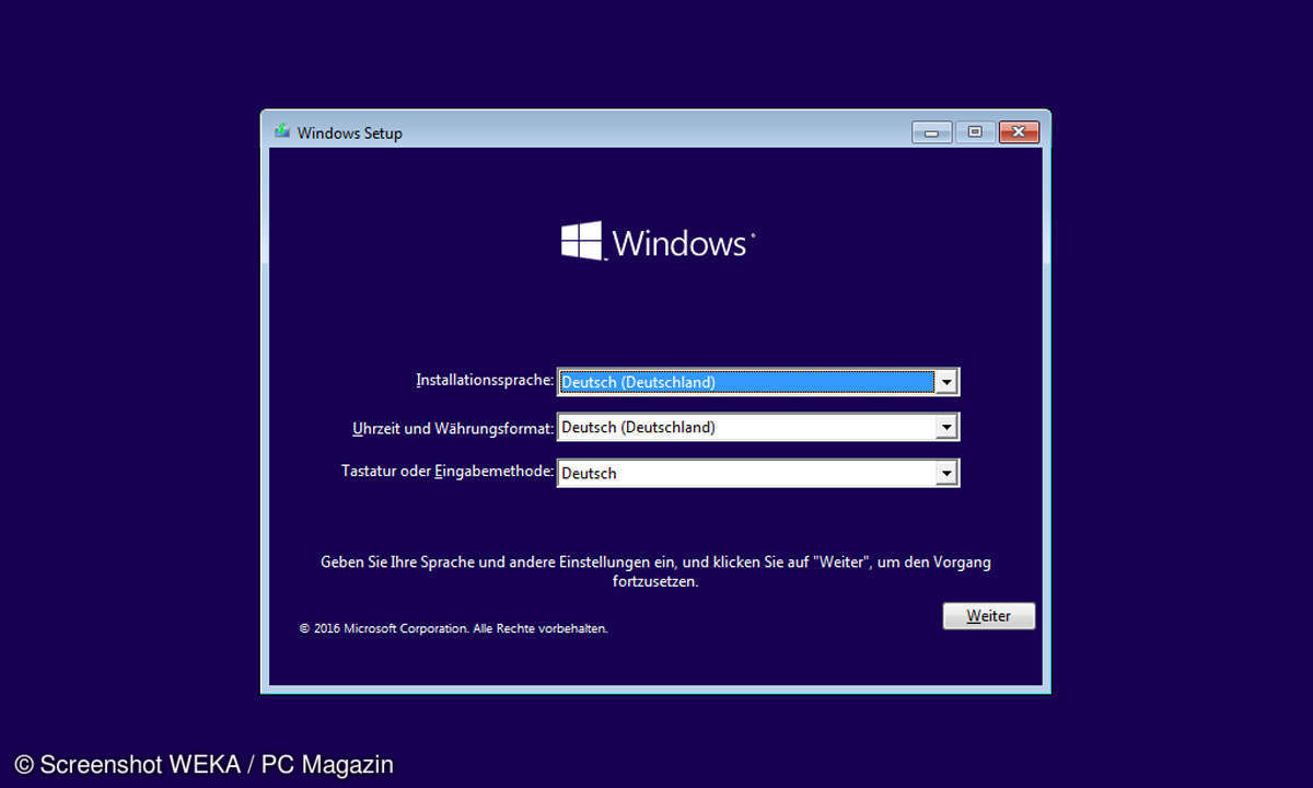 Windows 10 Einstellungen