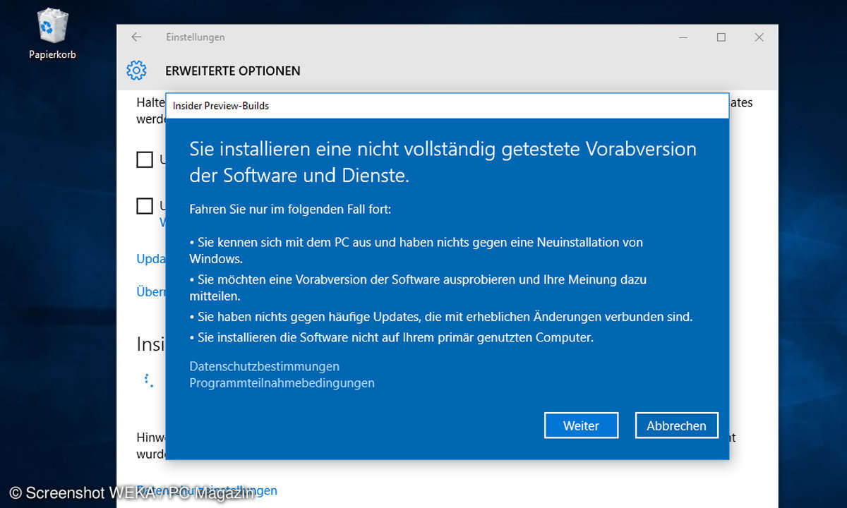 Windows 10 Insider Preview-Builds