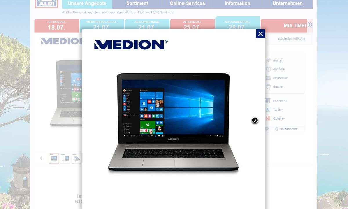Medion Akoya E7420 (MD 99890)