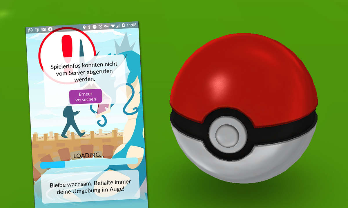 Pokémon GO Server-Probleme und Login-Fehler