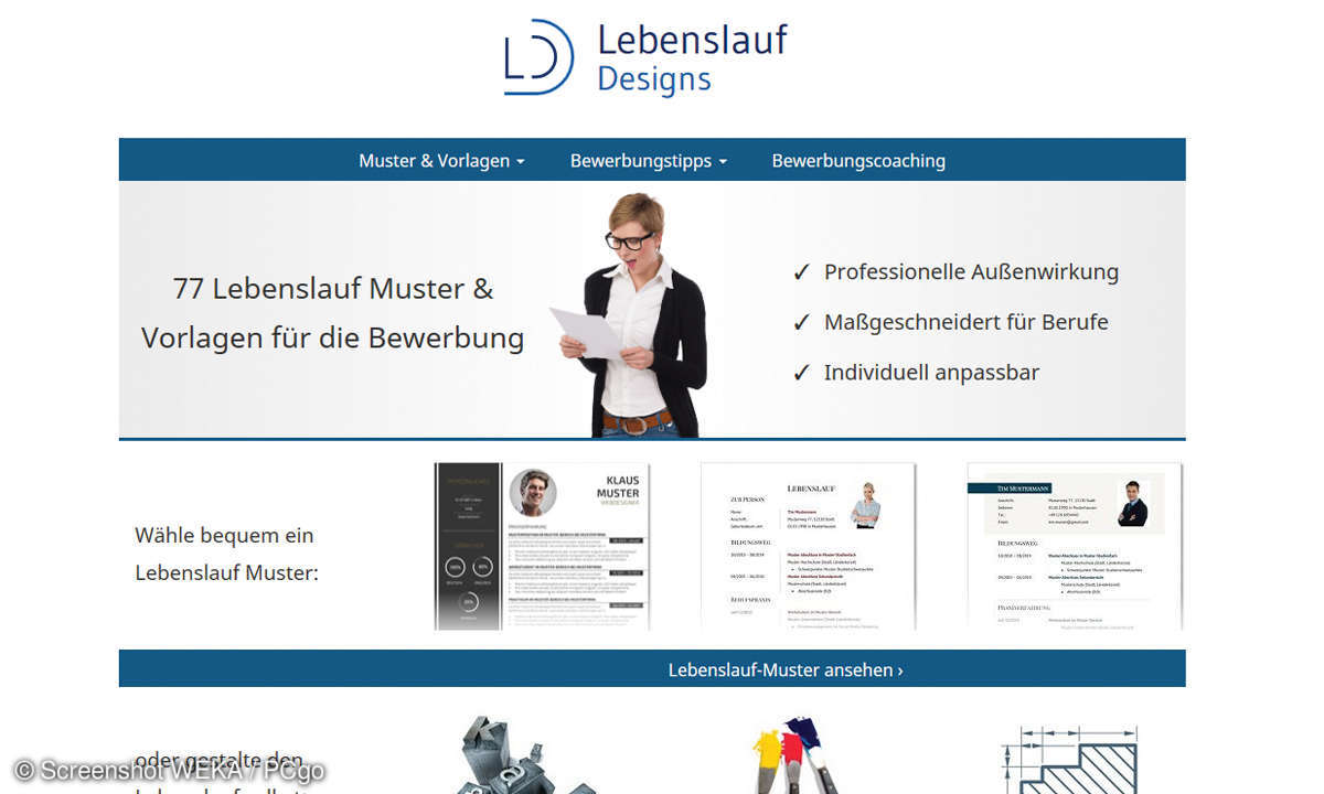 Lebenslauf Designs