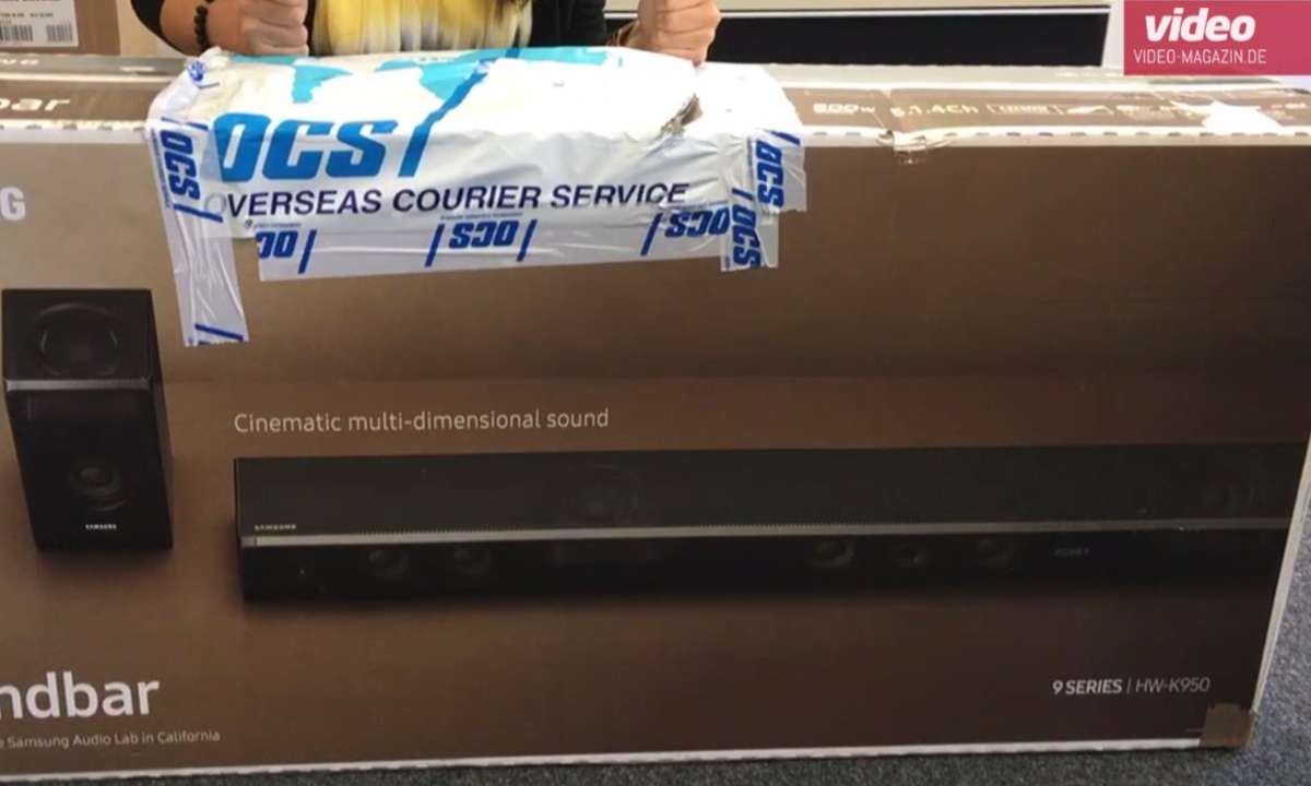 Unboxing Samsung Dolby Atmos Soundbar