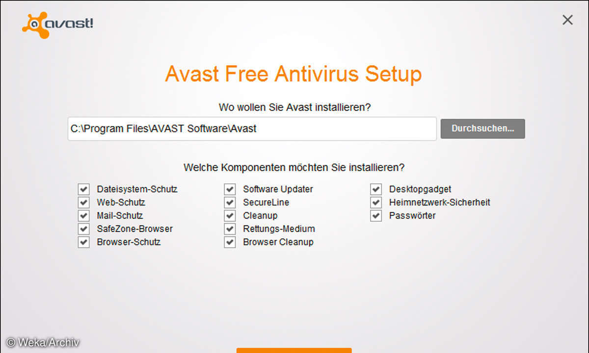 Avast Free Antivirus Setup