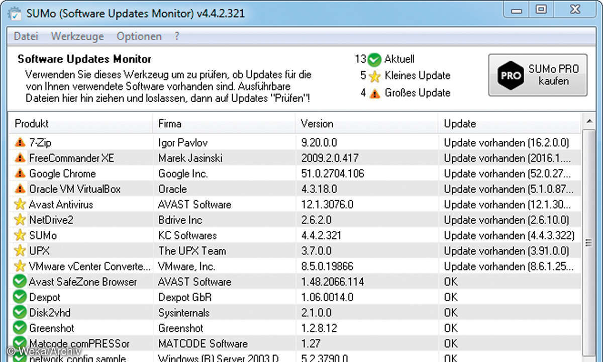 SUMo Screenshot