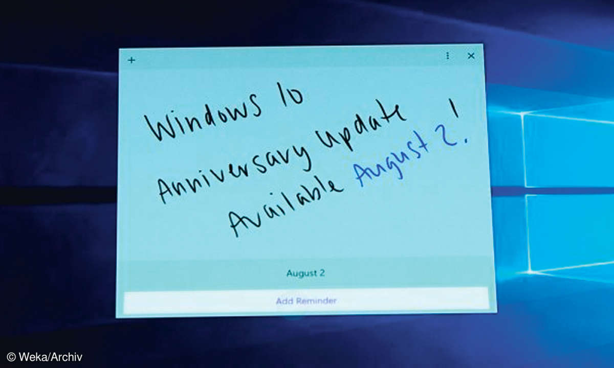 Notizen in Windows Ink