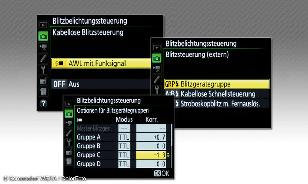 Blitzbeleuchtungssteuerung