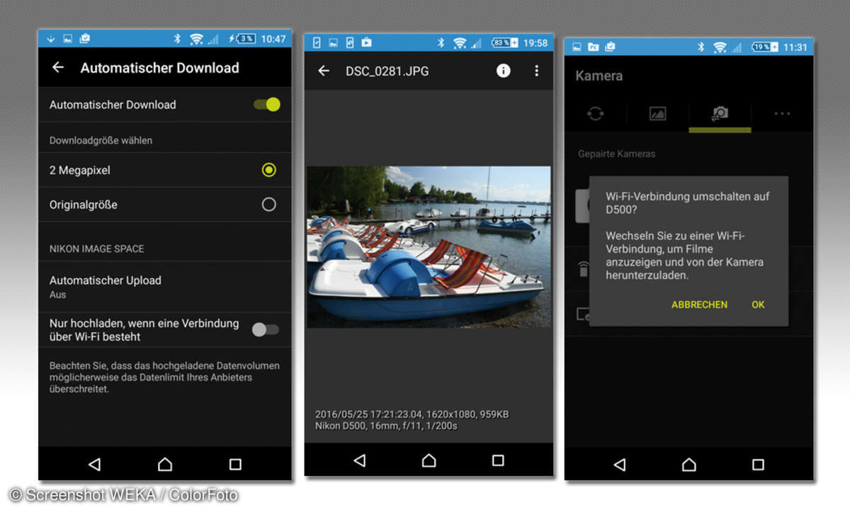 drahtloser Bildtransfer - SnapBridge