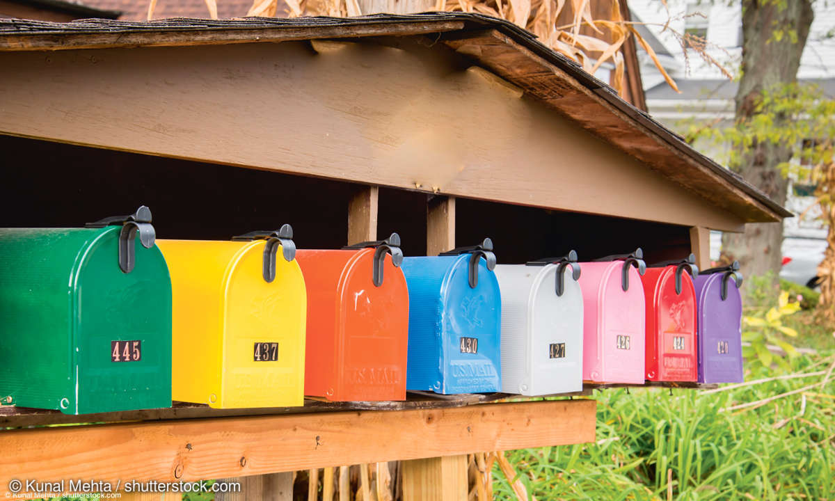 bunte Briefkasten