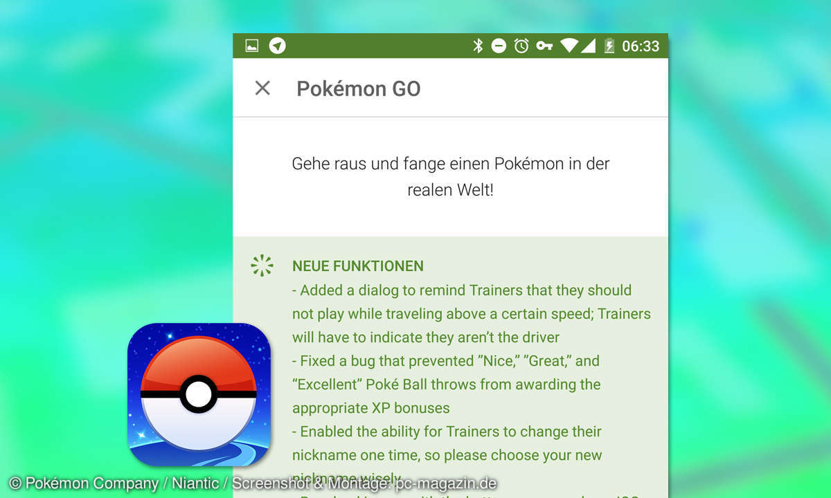 Pokemon GO Update 0.33.0 1.3.0 Changelog