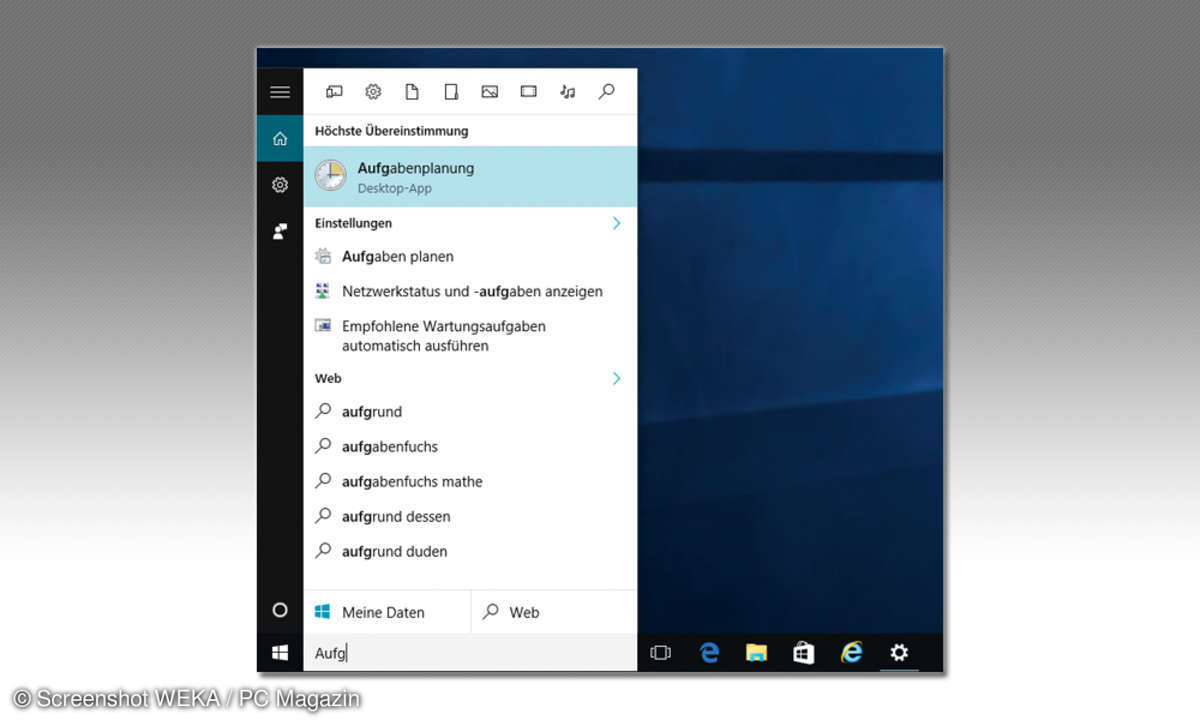 Windows Aufgabenplanung