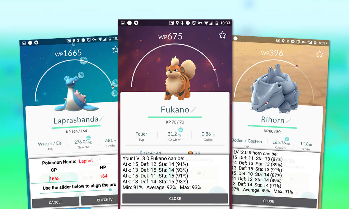 Pokémon GO IV Wert berechnen