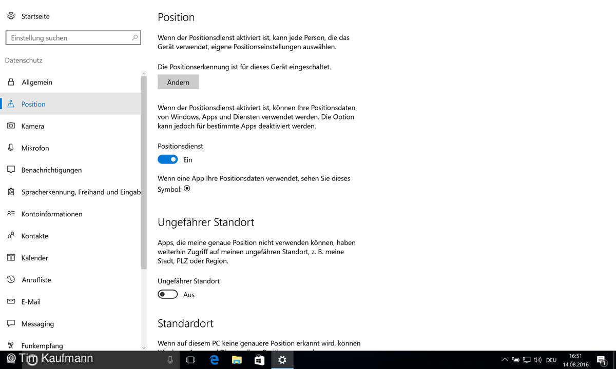 Screenshot: Windows 10