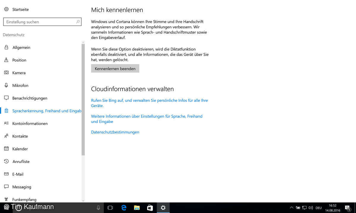 Screenshot: Windows 10