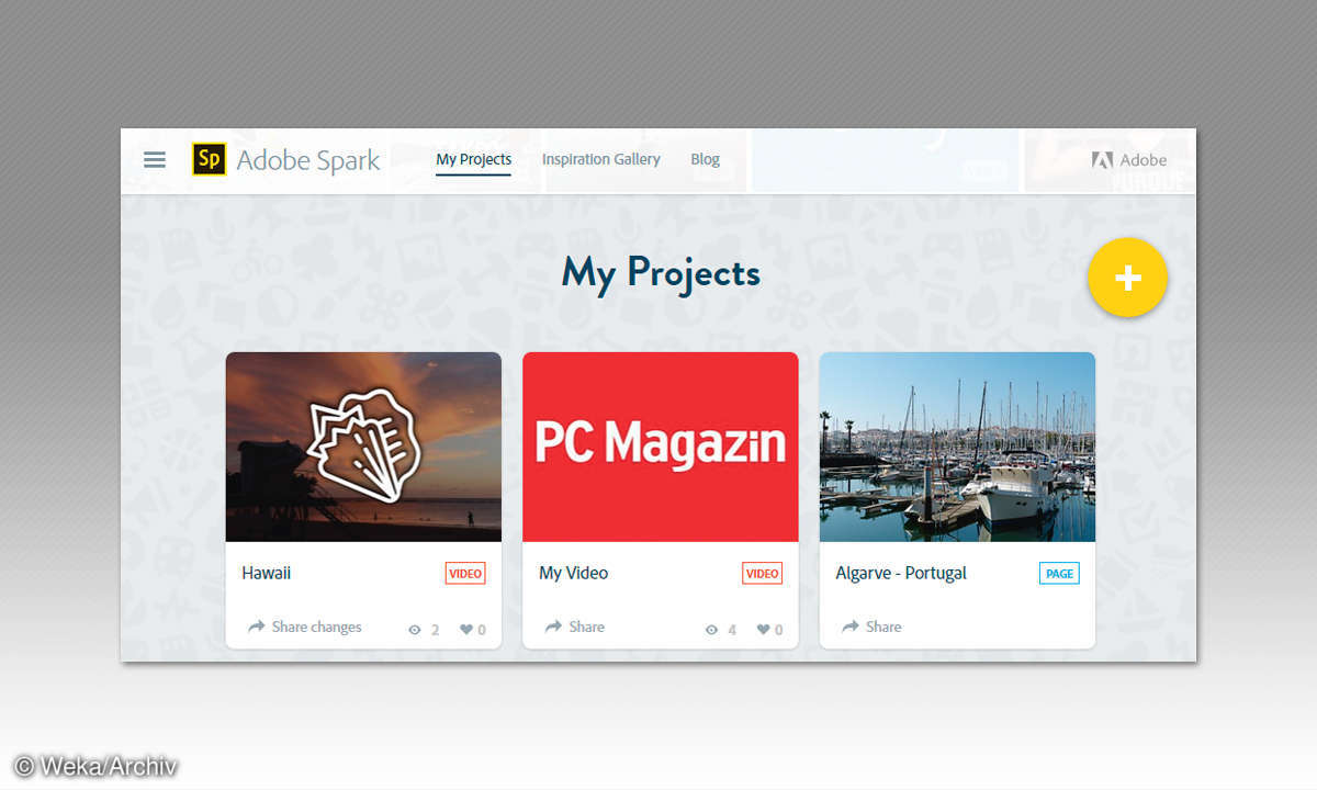 Screenshot Dashboard