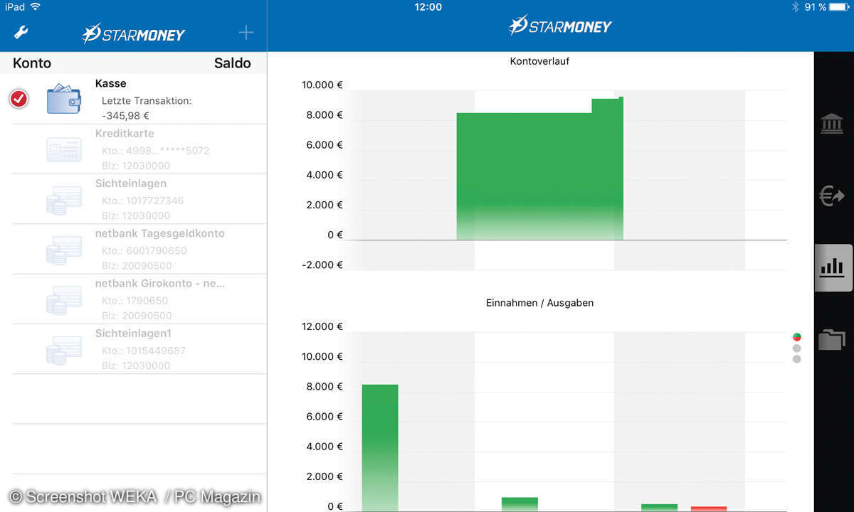 StarMoney Auswertung
