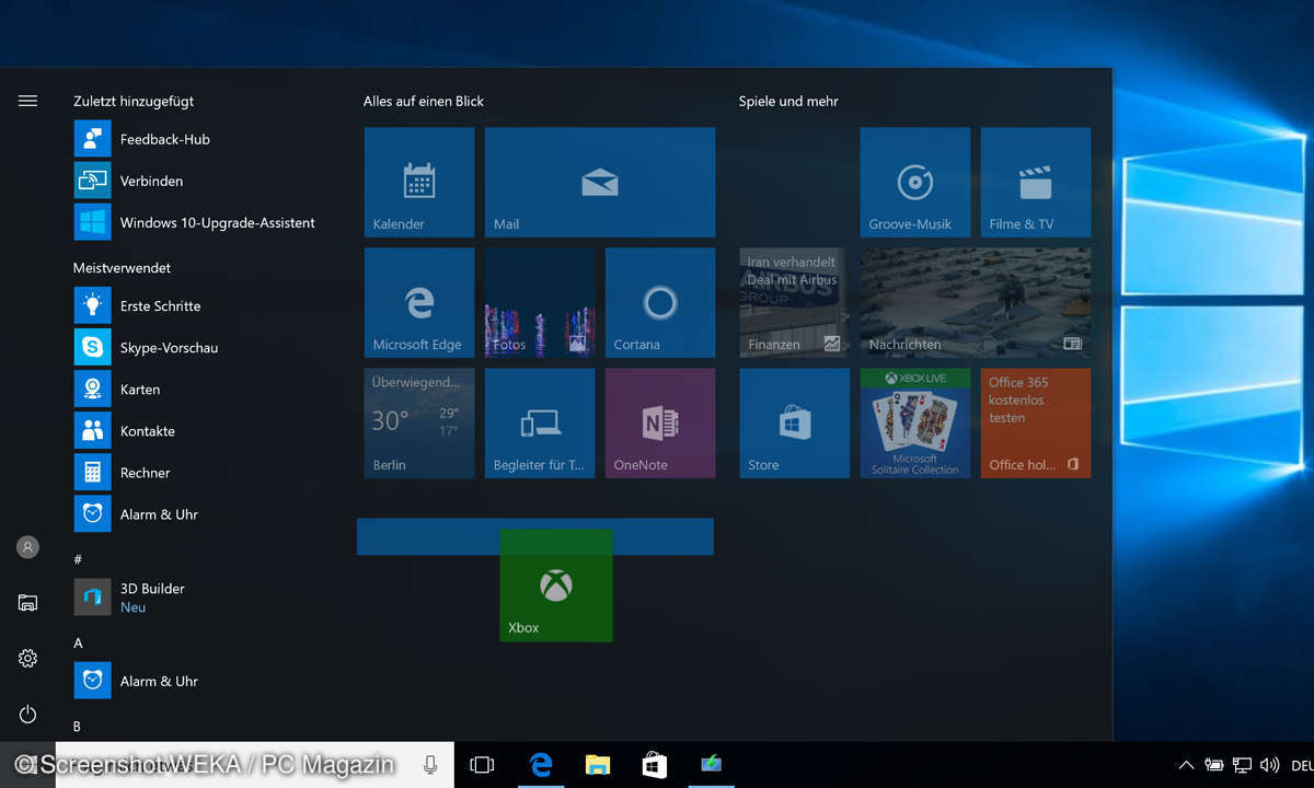 Windows 10 Live Tiles