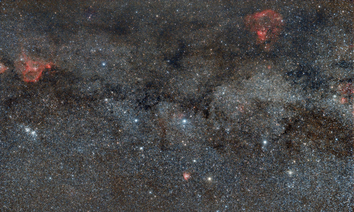 Sternbilder mit Cassiopeia Canon 450 aufgenommen