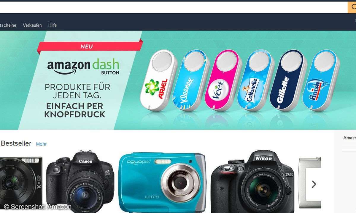 Amazon: Dash Button feiert Release in Deutschland