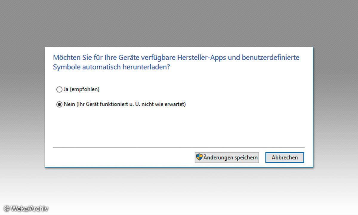 Screenshot: Auto Installation Treiber