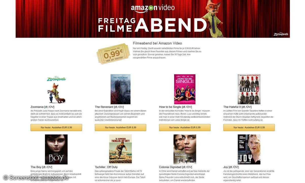 Amazon Freitag Filmeabend