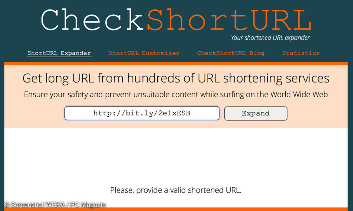 URLs erweitern