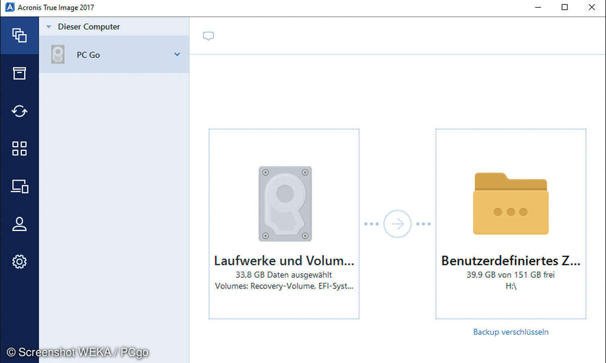 Acronis True Image 2017 Backup
