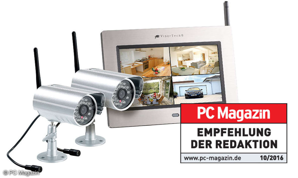 VisorTech Kabelloses Überwachungssystem 