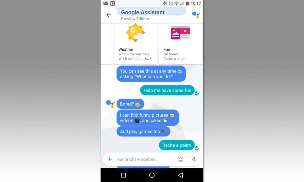 Google Allo im Test.