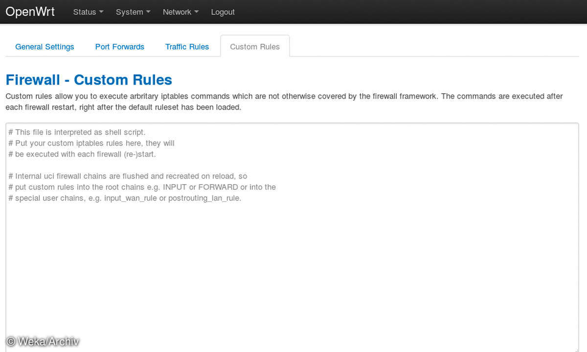 OpenWRT Firewall