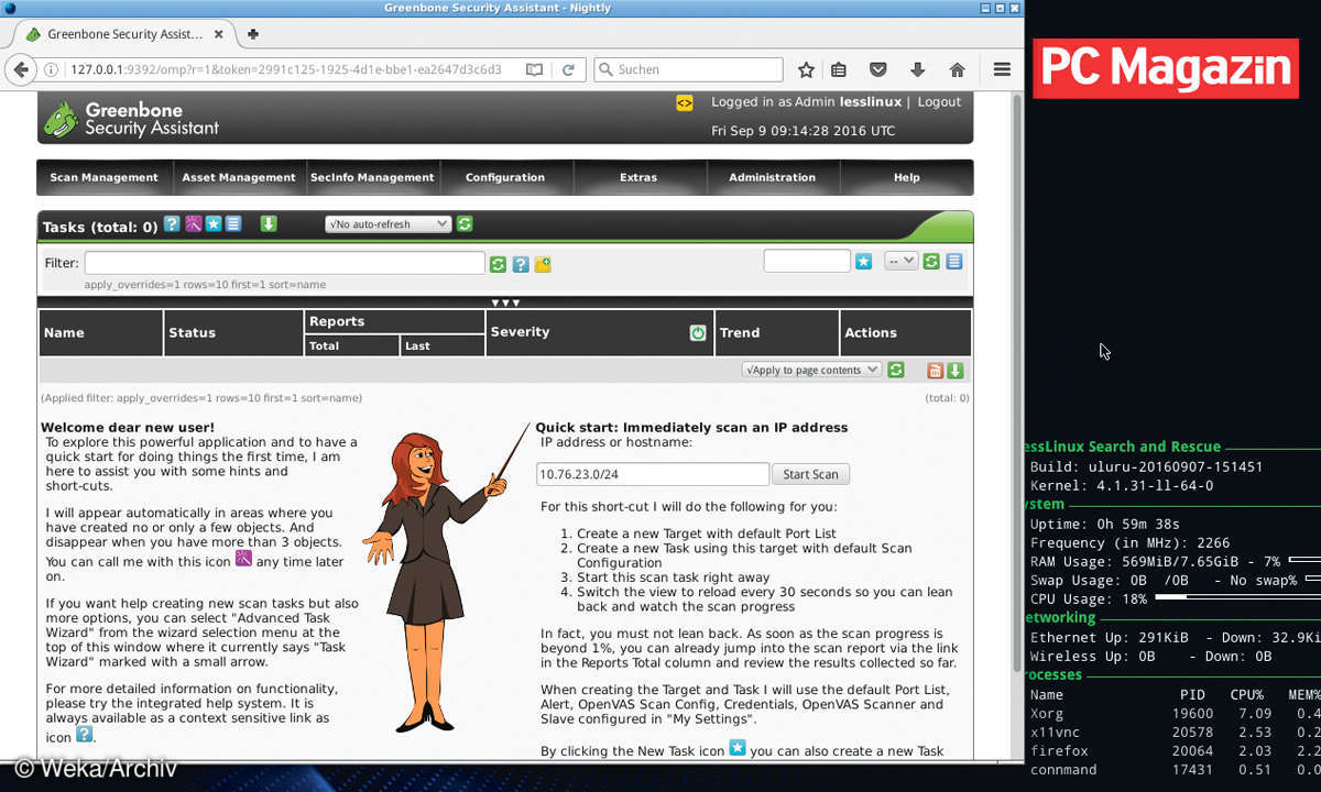 Openvas scan