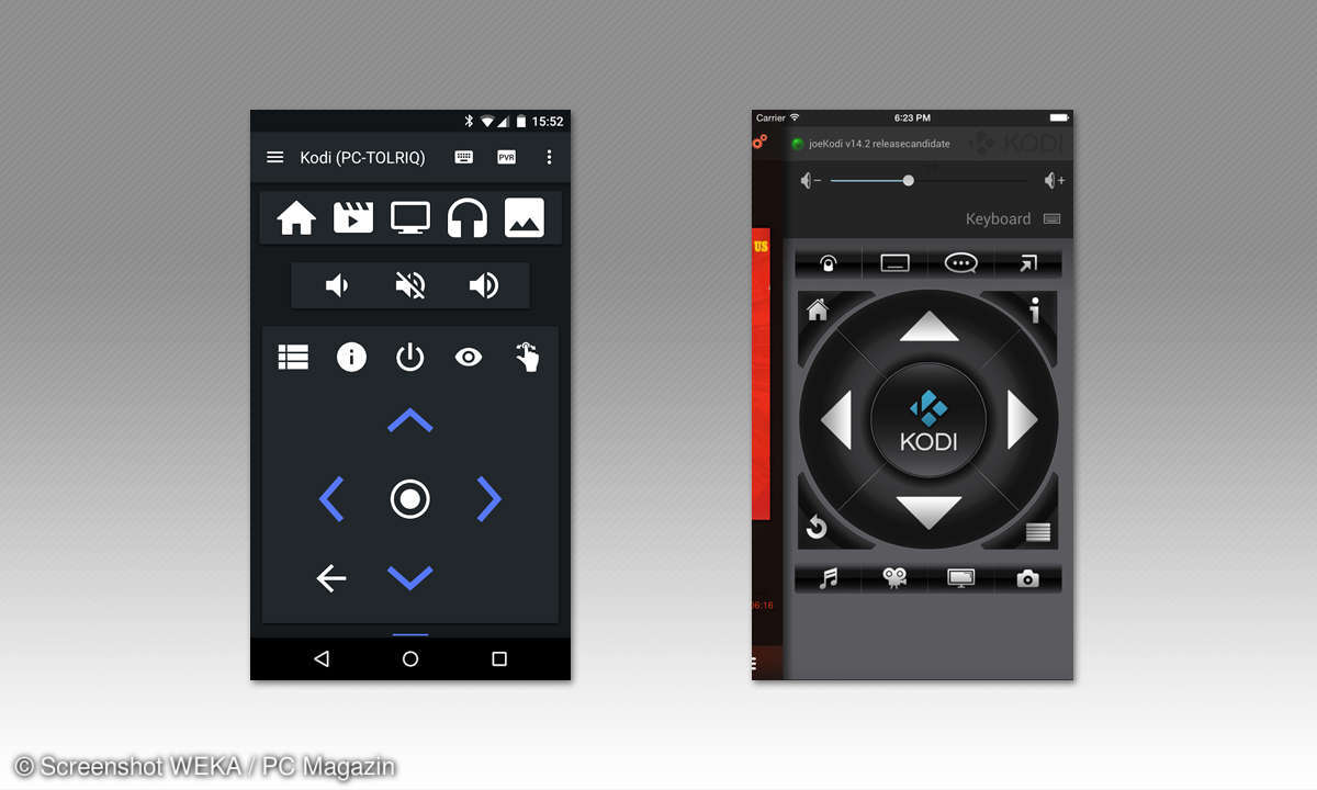 Yatse -und Kodi Remote App