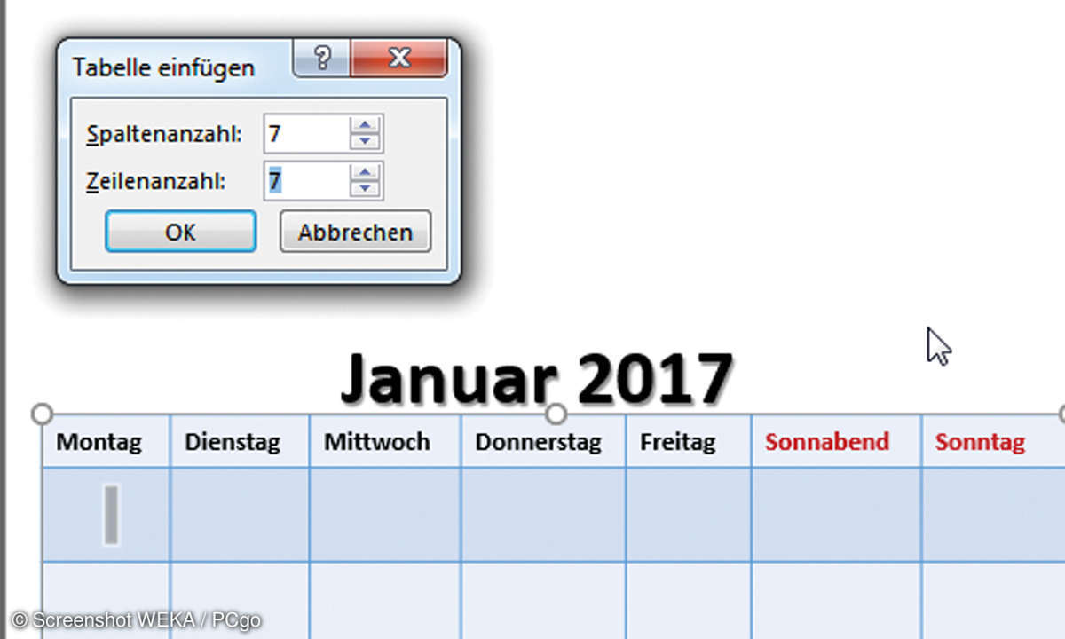 Powerpoint Tabelle erstellen