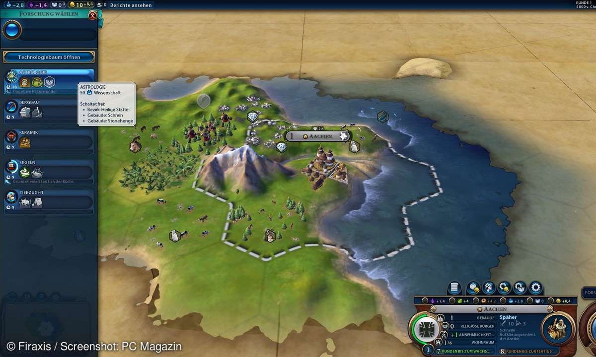 Civilization 6 Stadtgründung
