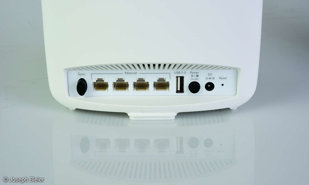 Netgear Orbi: Anschlüsse