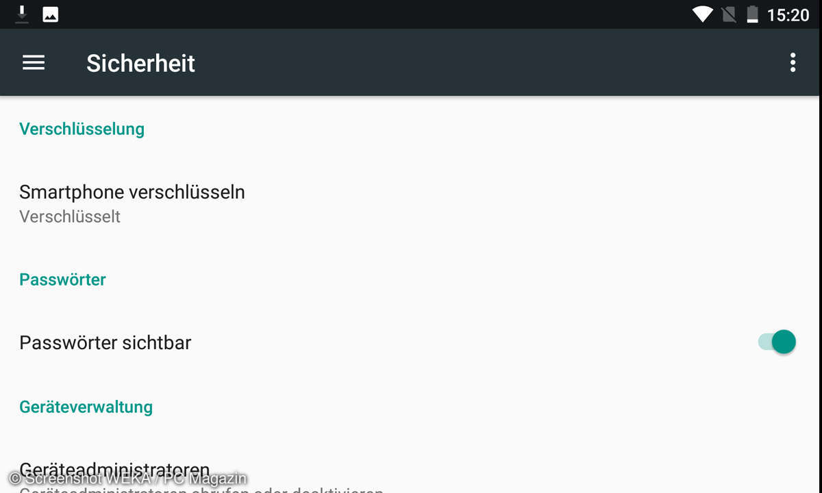 Smartphone-Daten verschlüsseln